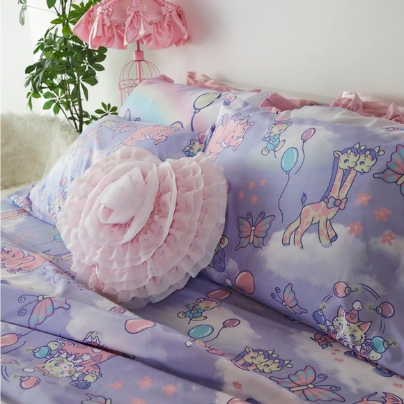 Sugar Thrills Not So Funhouse Circus Dolls House Kill Rainbow Sheet Set Queen - Picture 5 of 11